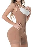 Sonryse PP-211 Tummy Tuck Compression Garment for Women Fajas Colombianas Reductoras y Moldeadoras Stage 2 Faja Mocha X-Large