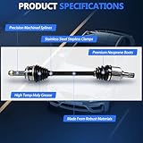 Maxfavor AWD/FWD CV Axle fit for 2004 2005 2006 2007 2008 2009 Lexus RX330 RX350, Base Sport Utility 4-Door 3.3L 3.5L, CV Axle Shaft Assembly Rear Left Right (Passenger Driver) Side