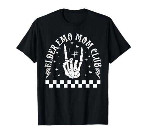 Elder Emo Mom Club Emo Lifestyle Emo Music Goth Subculture T-Shirt