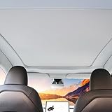 Model Y Electric Sunshade Roof Automatic Powered Retractable Sunroof Shade for Tesla Model Y 2020 2021 2022 2023 2024 Motorized Sun Shade Motor Sun Roof