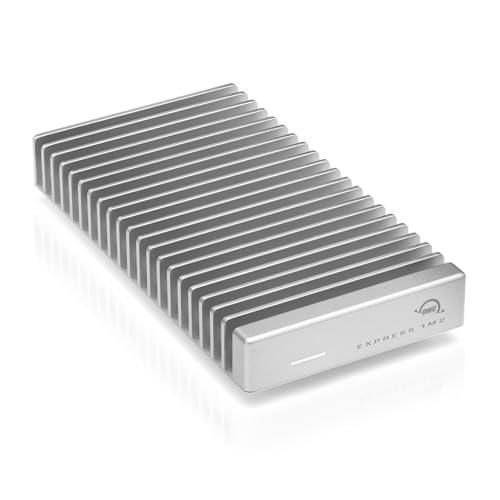 OWC Express 1M2 Portable NVMe SSD USB4 (Thunderbolt Compatible/USB-C) Ultra Fast External SSD Drive with Aluminum Heat Sink Enclosure (Enclosure Only)