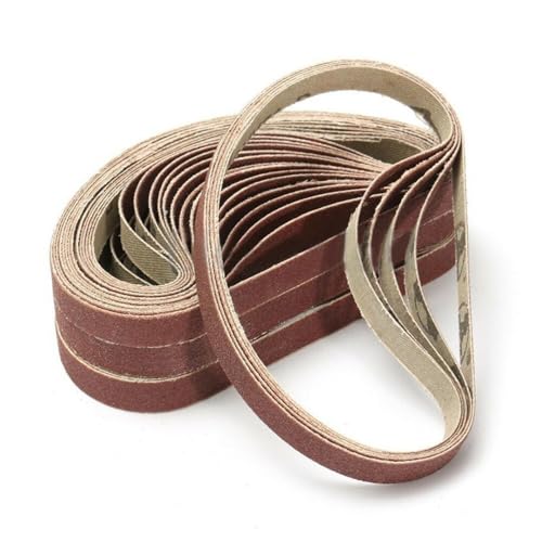 10PCS 13x1.18 inch Sanding Belts Wood Soft Metal Polishing Sandpaper Abrasive Bands For Belt Sander Grits P40-5000(10PC P5000)