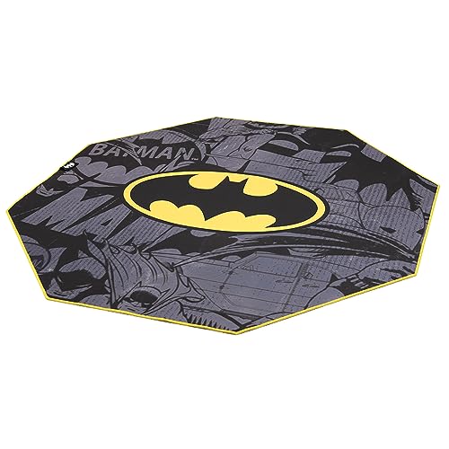 SUBSONIC DC Comics Batman - Non-Slip Gamer Floor Mat for Gaming Chairs and Office Chairs - 39' x 39'