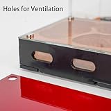 Rimsunta Ecological Ant Nest - Modular Ant Farm with Magnetic Glass Covers, Humidity Control, Ventilation, and Expansion Ports - Perfect for Ant Enthusiasts (10.63 x 9.84 x 5.12 inches)