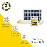 Sun King Home Solar Home System with Modern Solar Lighting (Home 200X)