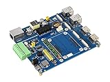 Waveshare Raspberry Pi Compute Module 4 IO Board with PoE Feature (Type B) Suitable for Variants of CM4