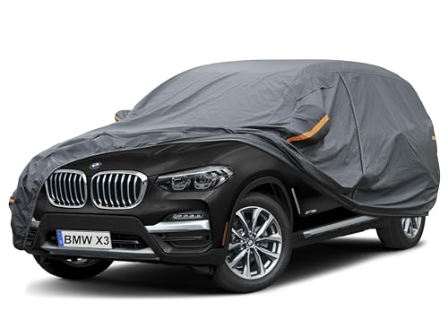 GUNHYI Premium Car Cover Custom Fit BMW X3/X3 M (2003-2025), 16 Layers Heavy Duty Car Cover Waterproof All Weather with Zipper Door for Sun Rain Snow Dust Uv Protection