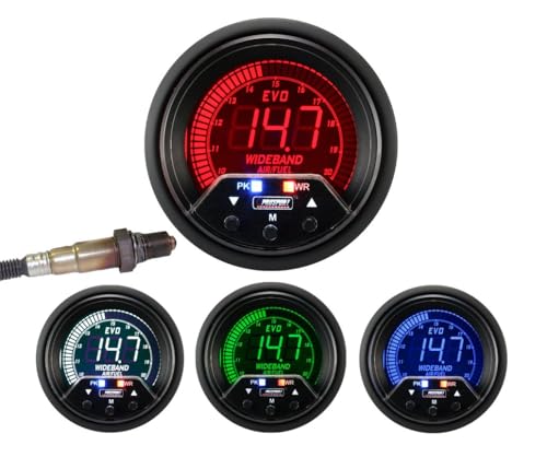 Prosport 238EVOAFRPK4.9-WO 60mm Premium EVO Wideband Digital Air Fuel Ratio kit