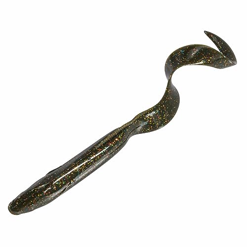 Dr.Fish 5 Pack Sand EEL Lures Saltwater Soft Fishing Lures Swimbait 6 Inch 3/8oz Surf Fishing Creature Baits Soft Plastic Artificial Ribbontail Worm Green Pumpkin
