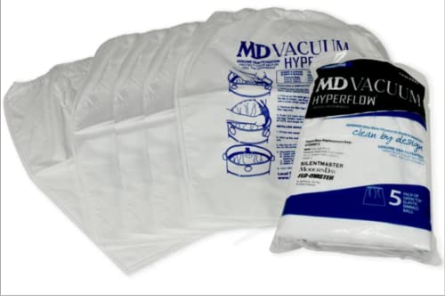 MD Central Vacuum Hyperflow Paper Bags, 5-Pack (12-Gallon)