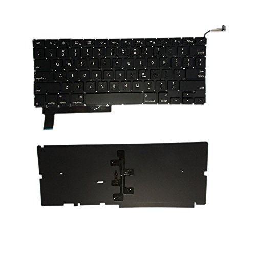 SUNMALL Keyboard Replacement with Backlight Compatible with 15.4" MacBook Pro A1286 MC118LL/A MB985LL/A MB986LL/A MC371LL/A MC372LL/A MC373LL/A MC721LL/A Series 2009 2010 2011 2012