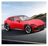 Car Building Kits 1:25 for Ferrari Purosangue SUV Coupe Alloy Sports Car Model Diecast Metal Racing Car Vehicle Model Collectible Office Décor