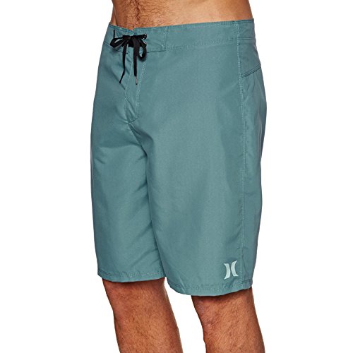 Hurley® One & Only 2.0 21" Boardshorts for Men – Hook and Loop Flap Patch – 100% Recycled Polyester Noise Aqua 33 One Size