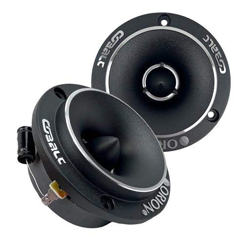 ORION Cobalt Series CTW1.7HP 3.8” Super Bullet Tweeter | Aluminum Diaphragm, 1” Voice Coil, 75W RMS, 300W Max, Built-in Crossover - Pro Car Audio Tweeter (Pair)