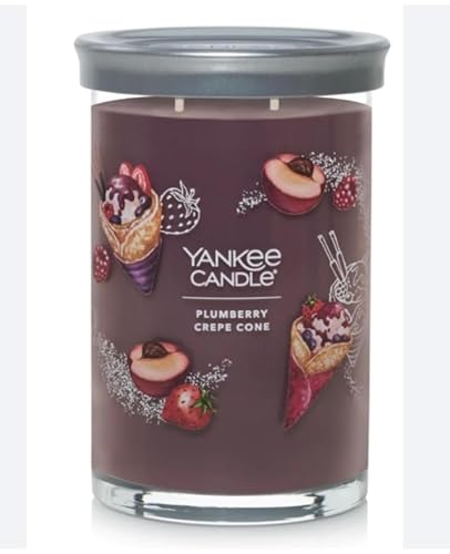 Yankee Candle Plumberry Crepe Cone Large Signature 2-Wick Tumbler Candle