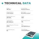 JOANLAB Digital Magnetic Stirrer Plate 30L Laboratory Large Capacity Magnetic Stir Plate Mixer 50-1300rpm w/Timming Lab Stirrer