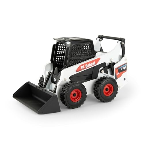 ERTL Bobcat S76 Skid Steer Loader - 1:16 Scale - Includes Functional Loader - Collectible Die-Cast Metal Construction Toys for Kids and Collectors - Toy Construction Vehicles - Ages 8 Years and Up