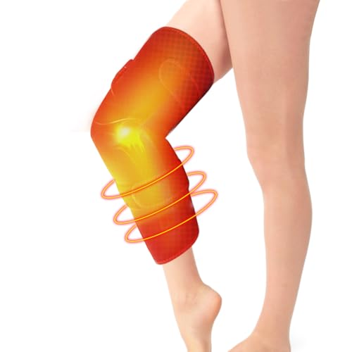 Heated Leg Warmer, Electric Heating Pad for Thigh & Knee & Calf Therapy Heated Knee Brace Calf Warmer for Better Circulation, Pain Relief, Adjustable Size