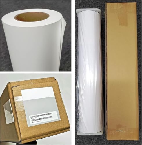 RCdepot1-1 x 24 inch x 100 ft Matte Polypropylene Banner roll (NOT self adhesive) film poly Vinyl Waterproof 2 inch core, Wide Format Inkjet print poster signs pvc