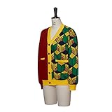 Men's Kamado Tanjirou Costume Giyu Tomioka Cosplay Sweater Demon Coat Slayer Cardigan