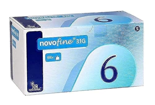 Novofine 6mm x 31g 100ct Novo nordisk