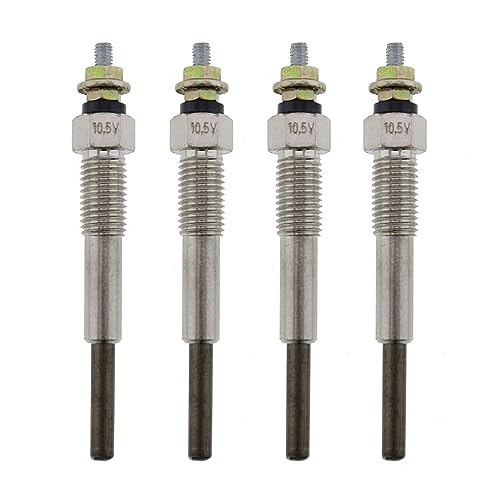 9-82511978-0 Diesel Heater Glow Plug 4-Pack for Isuzu C240 C240PKG C240PKJ C190 C201 C221 4BA1 D500 TLD23 3AA1 Car Engine Heating