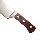 LarpGears Halloween Foam Weapon Fake Butcher Knife Toy Brown 12.6 in