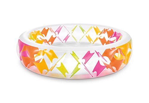 INTEX 56494EP Swim Center Inflatable Pinwheel Swimming Pool, 90" x 22", for Ages 6+