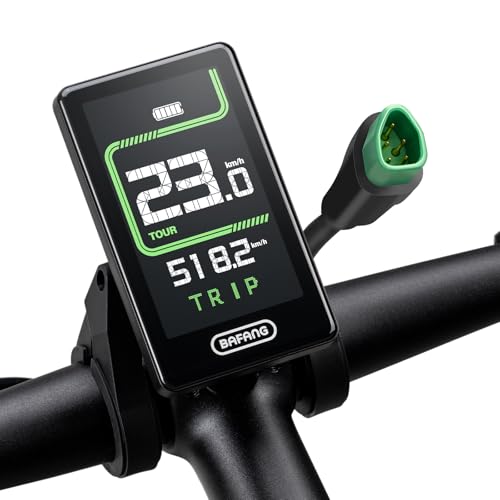 BAFANG 5 Pin Male Ebike Display for Bafang CAN Protocol Motors, Ebike Speedometer Bike Computer with 0-5 PAS, C020 (M620, M600, M560, M510, M420 mid Drive Motors), 36V-48V