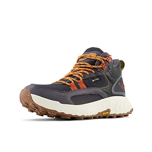 New Balance Women's Fresh Foam X Hierro V1 Mid-Cut Trail Running Shoe, Black/Magnet/Cayenne, 10