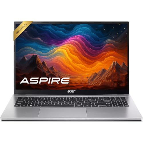 acer Aspire 3 Premium Laptop Computer Featuring Backlit Keyboard | AMD Ryzen 5 7430U CPU | 64GB RAM | 2TB SSD | 15.6" FHD Display | Fast Wi-Fi 6 | Webcam | Copilot AI Chat | Windows 11 Pro