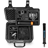 Lekufee Portable Waterproof Hard Case for DJI Osmo Action 5 Pro/4/3 Camera,Adventure Combo,Standard Combo and More Accessories(Case Only)