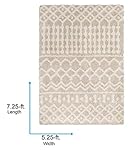 Livabliss Hapsburg Moroccan Shag Area Rug, 5'3" x 7'3", Beige