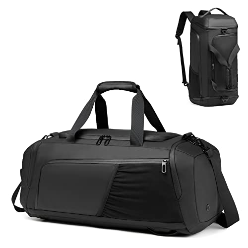 Gym Duffle Bag Waterproof Sports Duffel Bags Travel Weekender Bag for Men Women Overnight Bag with Shoes Compartment