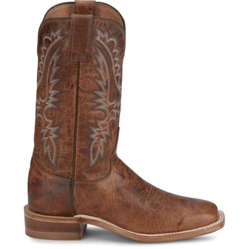 Justin Women's Peyton 11" Square Toe Western Boot, Amber - 8 B