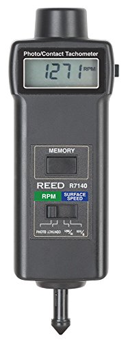 REED Instruments R7140 Combination Contact/Photo Tachometer,