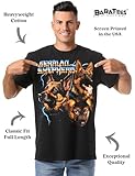 BABATEES Heavy Metal German Shepherd T Shirts for Dog Lovers Men and Women Tees for Dog Dads and Dog Moms (US, Alpha, Medium, Regular, Regular, German Shepherd)