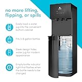 Avalon A3BLK Self Cleaning Bottom Loading Water Cooler Dispenser, 3 Temperature-UL/Energy Star Approved-Black Stainless Steel, 5 Gallons