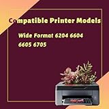 DW6204 Toner Cartridges Compatible for Xerox Wide Format 6204 6604 6605 6705 Printers, Print Up to 26000 Pages, Bright Colors (4 Pack Black)