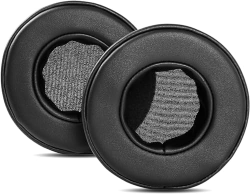EG3 Pro Ear Pads Cushions Earpads Replacement Compatible with Mpow EG3 Pro Gaming Headphones Protein Leather Black