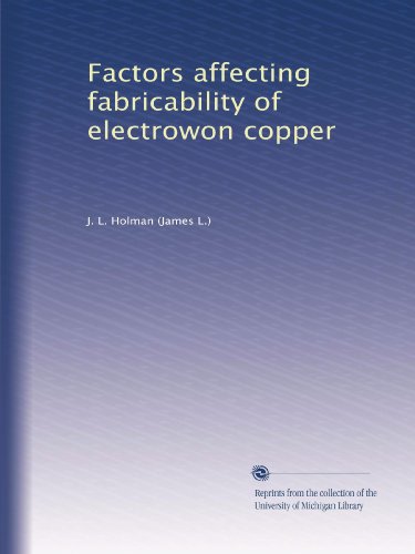 Factors affecting fabricability of electrowon copper