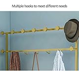 TUOYIBO Clothes Rail Rack Freestanding Floor Coat Rack, Nordic Light luxury Design Bench and Shoe Rack, Hallway Coat Hanger,for Living Room Bedroom