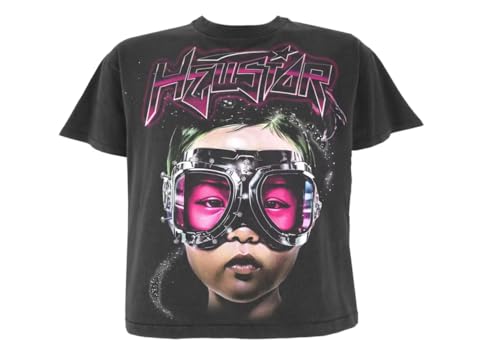 Villeion Styles HELLSTAR Streetwear Fashion T-Shirt (US, Alpha, Large, The Future)