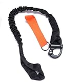 HANSTRONG GEAR H World EU Tactical Multi-Use Adjustable Quick Release Retractable Safety Sling Lanyard for Outdoor Sports Airsoft Hiking Black