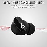 Beats Studio Buds - True Wireless Noise Cancelling Earbuds - Compatible with Apple & Android, Built-in Microphone, IPX4 Rating, Sweat Resistant Earphones, Class 1 Bluetooth Headphones - Black