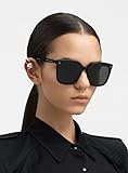 EyeWearMalls Gentle Monster Frida 01 Korean fashion sunglasses Black acetate frame Black Lenses with packaging sets for unisex.