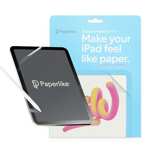 Paperlike 2.1 (2 Pieces) for iPad Mini 8.3" (2021/24) - Transparent Screen Protector for Notetaking and Drawing like on Paper