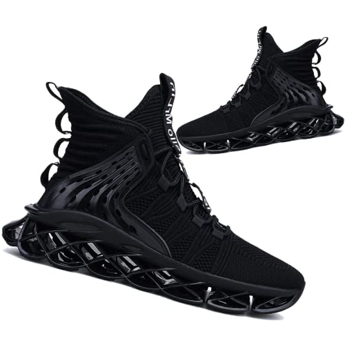 Hello MrLin Men's Running Shoes Non Slip Athletic Tennis Walking Blade Type Sneakers Hip Hop