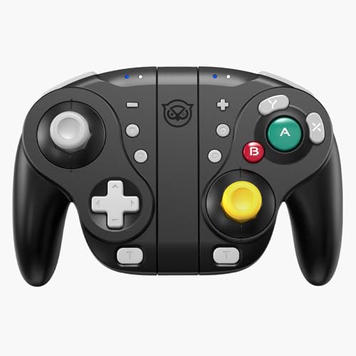 NYXI Wizard Gamecube Switch Controller for Nintendio Switch/Switch OLED, Wireless Gamecube Controller with Hall Effect Joystick, Programmable, Mechanical Trigger, 6-Axis Gyro, Turbo & Vibration