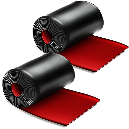 muekzru 2pcs 7.2ft*5.1in Side Skirts for Cars Universal,Universal Rubber Anti-Scratch Side Skirts Edge Guards.Protector for Sedans, Truck, SUV Before and After Bumper Multifunction Protector